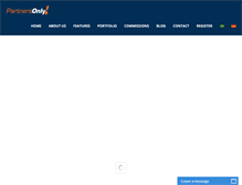 Tablet Screenshot of partnersonly.com